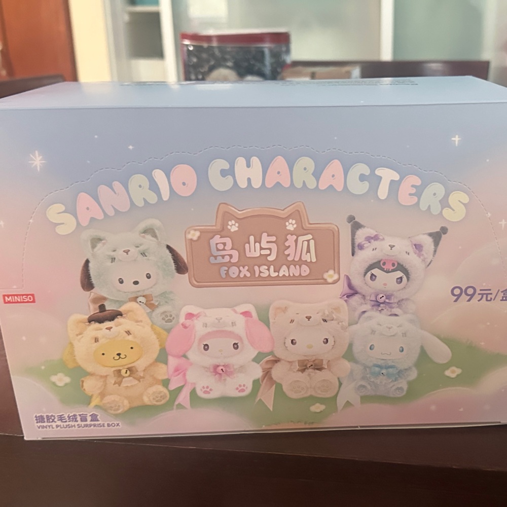 Sanrio Fox Island Plush Collection - Multicolor CASE, all 6 characters!